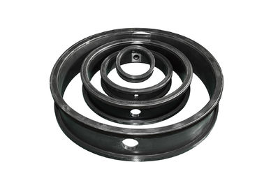 أسود EPDM صمام مقعد نطاق المزاج واسعة PN16 / PN25 / ANSI الضغط
