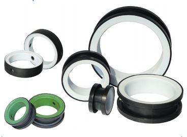 أسود / أخضر PTFE أجزاء صمام فراشة صمام مقعد DN50 - DN600 حجم المنفذ